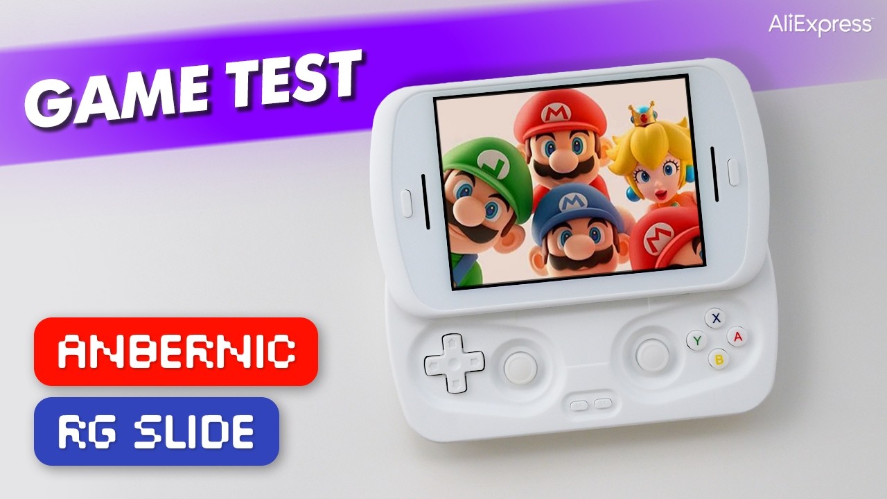 Anbernic RG Slide Portable Handheld Console | Retro Game Test