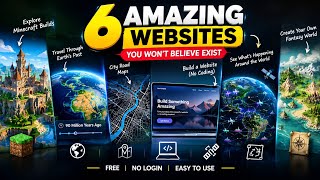 6 Amazing Websites You Won’t Believe Exist 🤯 | Free Websites You Should Know