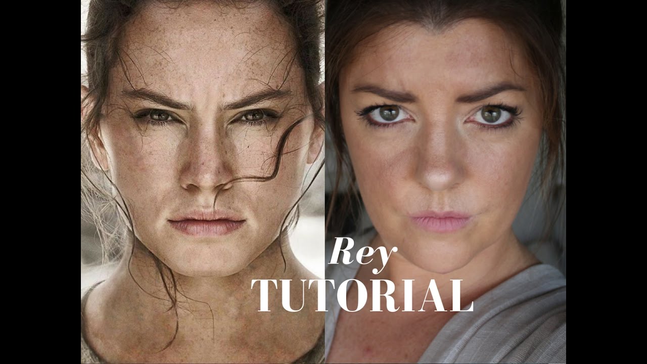 rey star wars makeup