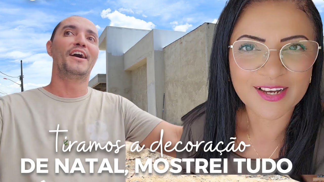 MOSTRAMOS COMO A CASA ESTÁ | TIRAMOS A DECORAÇÃO DE NATAL | FIZ RISOTO E O BOLO | Viviane Magalhães