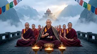 Tibetan Chant: Monks Cross a Cloud Bridge for Om Mani Padme Hum and Inner Peace