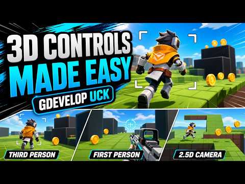 GDevelop 3D Controls Made Easy | Universal Controller Kit UCK