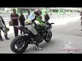 Kawasaki Ninja H2R test ride scenes