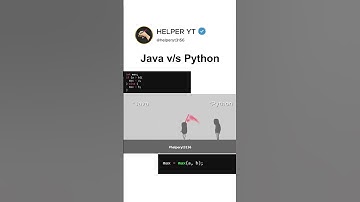 Maximum of two in Java vs Python syntax🔥 #java #python #codewithharry #programming