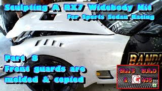 Sculpting An RX7FD Widebody Sports Sedan - Part 8