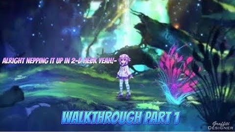 Super Neptunia RPG walkthrough part 1 nepping it up in 2D