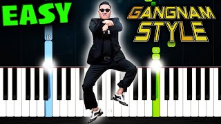 PSY - GANGNAM STYLE(강남스타일) - EASY Piano Tutorial Resimi