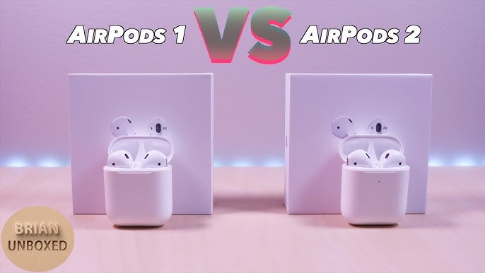 Quelle est la différence entre les AirPods 2 et 1 ? Lequels devriez-vous  acheter ? - ESR Blog