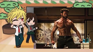 Class 1A react to Deku as Logan Wolverine ||BNHA/MHA || GCRV |I No Ships ||