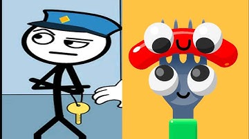 FORK N SAUSAGE vs THIEF PUZZLE — Walkthrough Trailer Video #thiefpuzzle