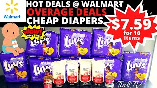 🔥WALMART COUPONING FREEBIES,GLITCHES & OVERAGE🔥CHEAP DIAPER DEALS HURRY🏃‍♀️COUPON EXPIRES TODAY 4/10