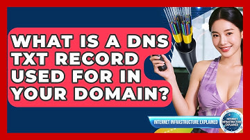 What Is A DNS TXT Record Used For In Your Domain? - Internet Infrastructure Explained
