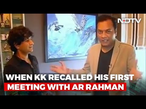 NDTV Exclusive When KK Recalled His First Meeting With AR Rahman Aired Aug 2015