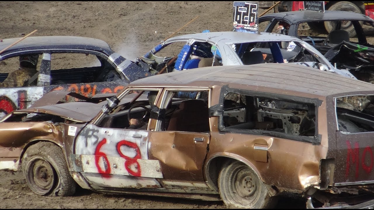 impact motorsports grand rapids michigan 2017 FALL BRAWL 8 DEMO DERBY STOCK FULLSIZE