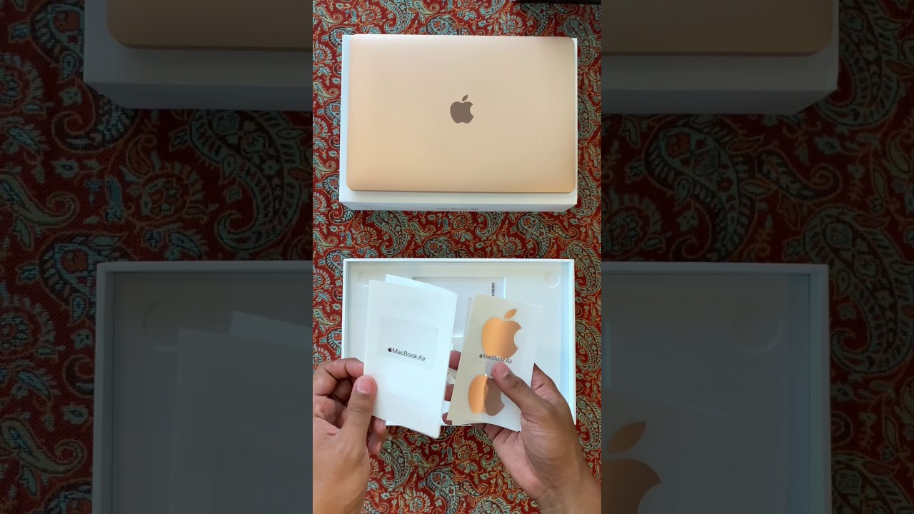 MacBook Air M1 Rose Gold (UNBOXING) YouTube
