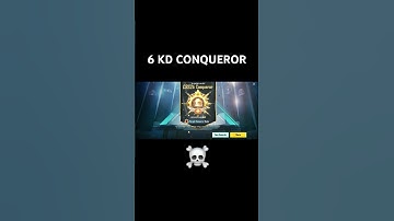 6KD CONQUEROR DONE 🗿 | HOW TO PUSH CONQUEROR | CONQUEROR RANK PUSH