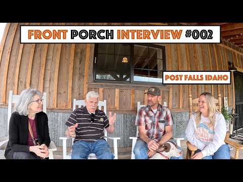Front Porch Interview 002 - Chris And Ilene From Post Falls Idaho 745 miles From RPR. thumbnail