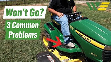 Mower Starts but Won