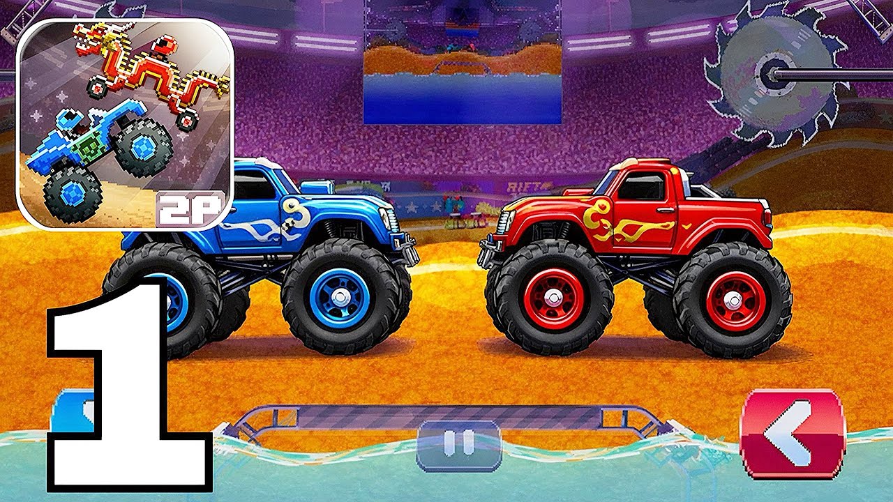 Drive Ahead: Pixel car Fight Mobile Gameplay Walkthrough Part 1 (iOS Android)