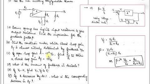 Feedback Amplifiers-General Structure and Numerical