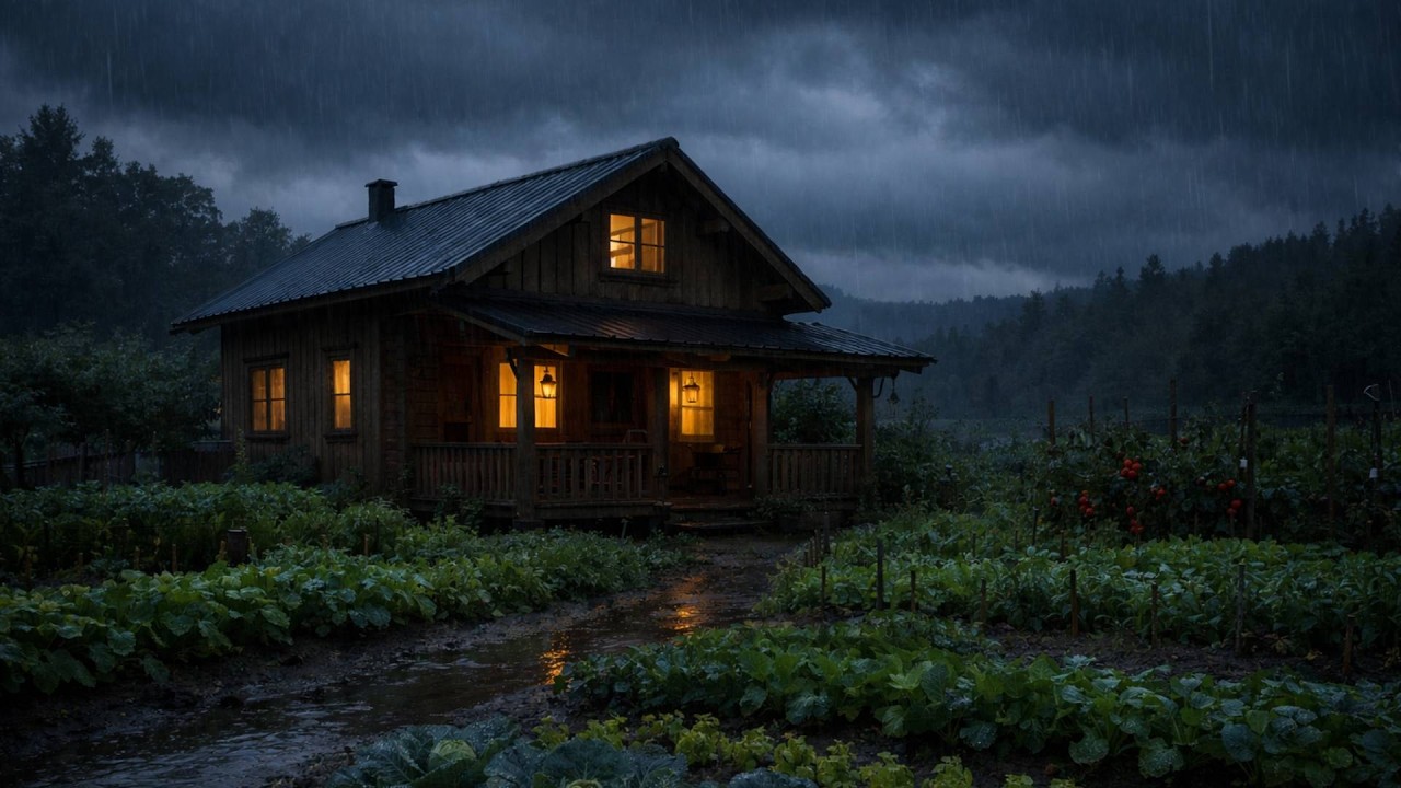 1 Hour Heavy Rain Sounds | Sleep Instantly & Deep Sleep