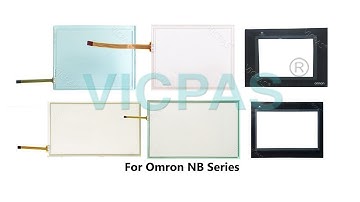 Membrane keypad switch for omron NB series repair with touch screen, front overlay and lcd display