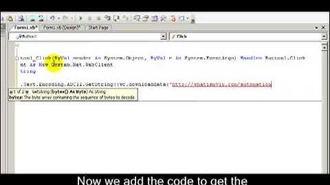 VB.NET Retrieve Your Real, External, IP tutorial.