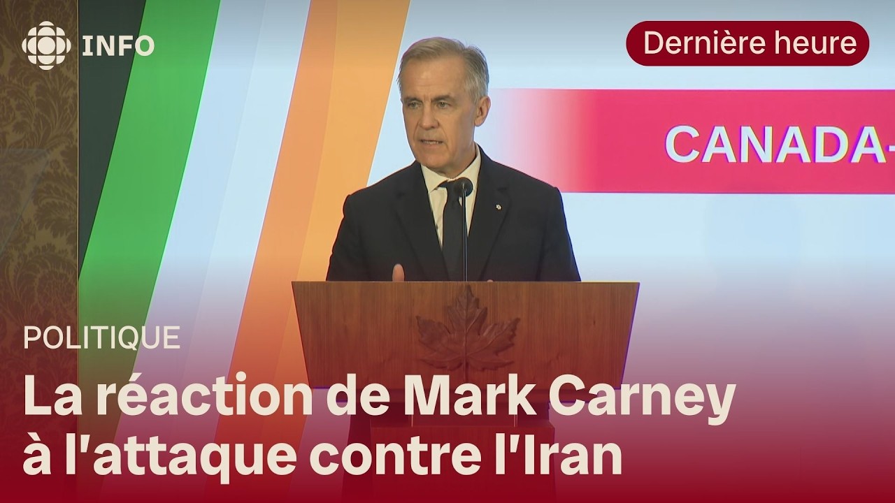 Mark Carney, le premier ministre du Canada, réagit à l'attaque contre l'Iran depuis l'Inde