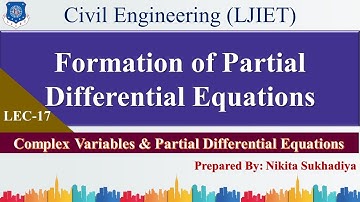 Lec-17_Formation Of Partial Differential Equations | CVPDE | Civil Engineering