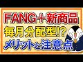 新商品 FANG の 毎月分配型 きた メリットと注意点を総まとめ