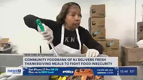 News 12 New Jersey: CFBNJ Delivers Fresh Thanksgiving Meals to Fight Food Insecurity