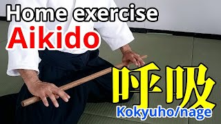 【AIKIDO】Home exercise Kokyunage/Kokyuho 呼吸投げ・呼吸法 自宅でできる合気道
