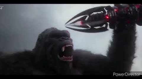 Godzilla and Kong vs Mechagodzilla with millennium sound effects (Godzilla vs Kong)