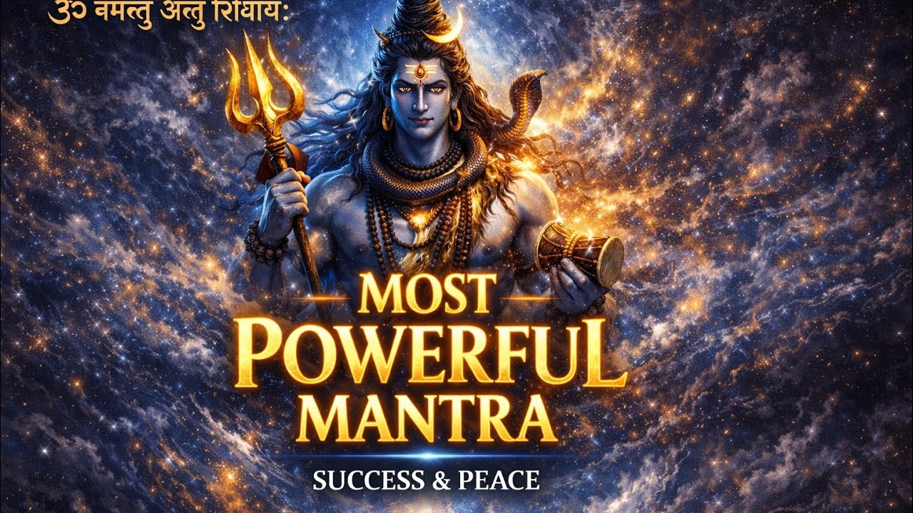 ॐ नमस्तु अस्तु शिवाय: 🔱 | Most Powerful Shiva Mantra for Success & Peace | Om Namostu Astu Shivaya