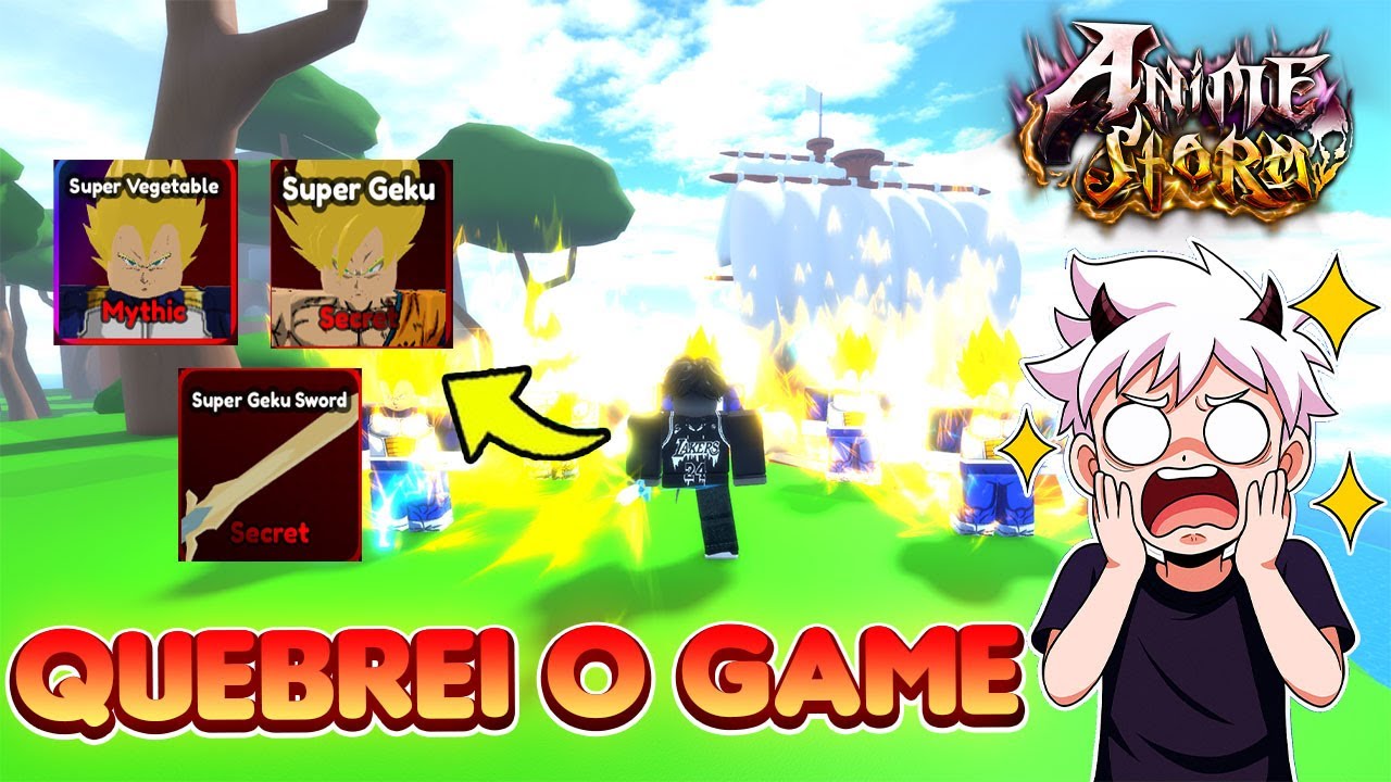 TESTEI O ANIME STORM E QUEBREI O GAME 🚨