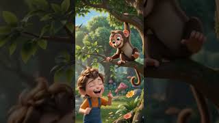 #jungle #environment #viral#ai #trading#shorts#kids#monkey#friendship#boy#ai shorts