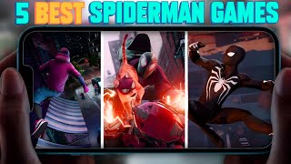 Top 5 BESTEST Spiderman Games for Android 2023 - Best Spiderman Mobile Games screenshot 2