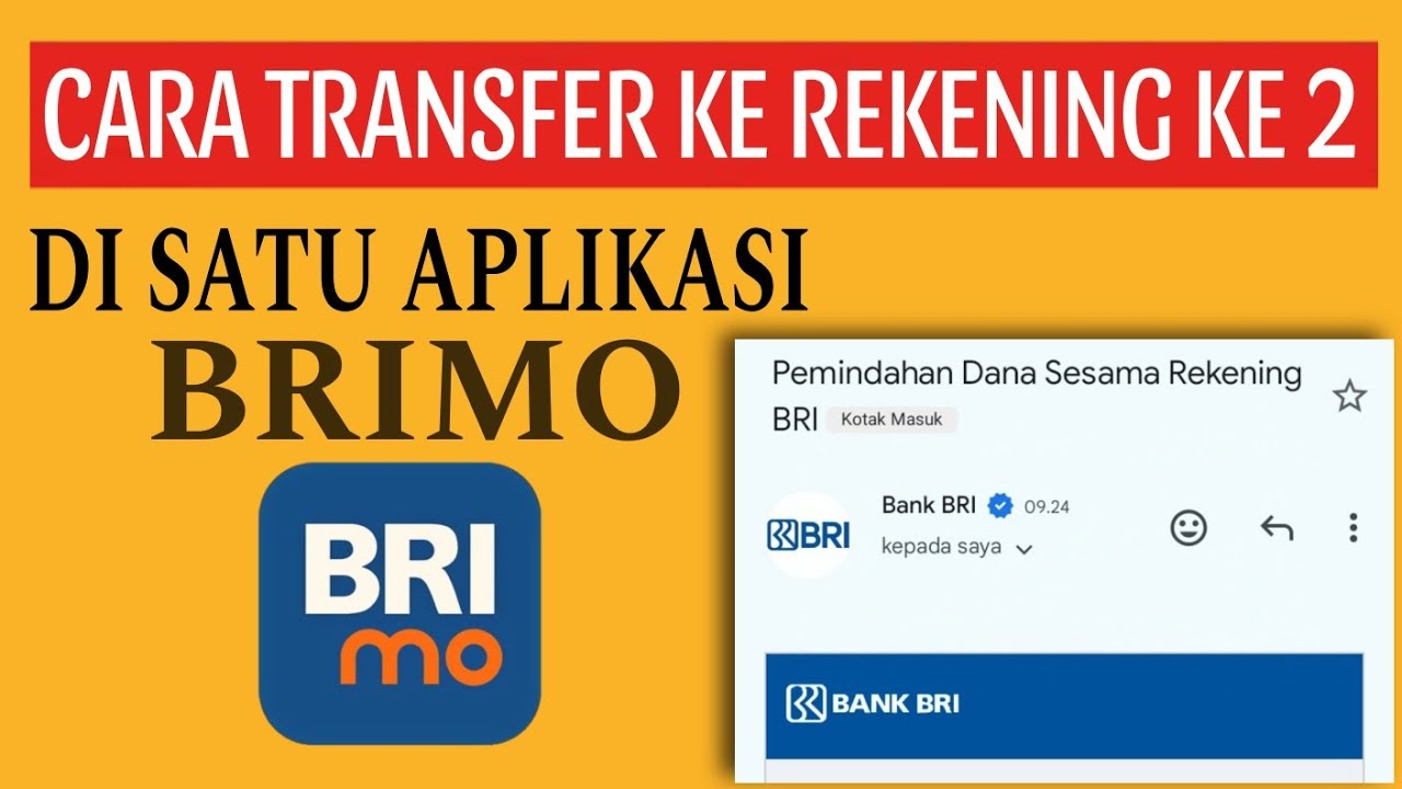 CARA TRANSFER KE REKENING KE 2 DI SATU APLIKASI BRIMO