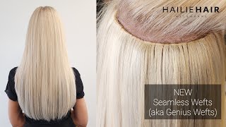 Seamless Hair Extensions NEW GENIUS WEFTS  Hailie Hair