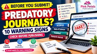 How to Identify Predatory Journals | 10 Warning Signs Every Researcher Must Know