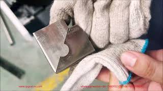 Fiber Laser Cutting Machine for Square Tube Triangle Cutting for 90 Degree Bending
