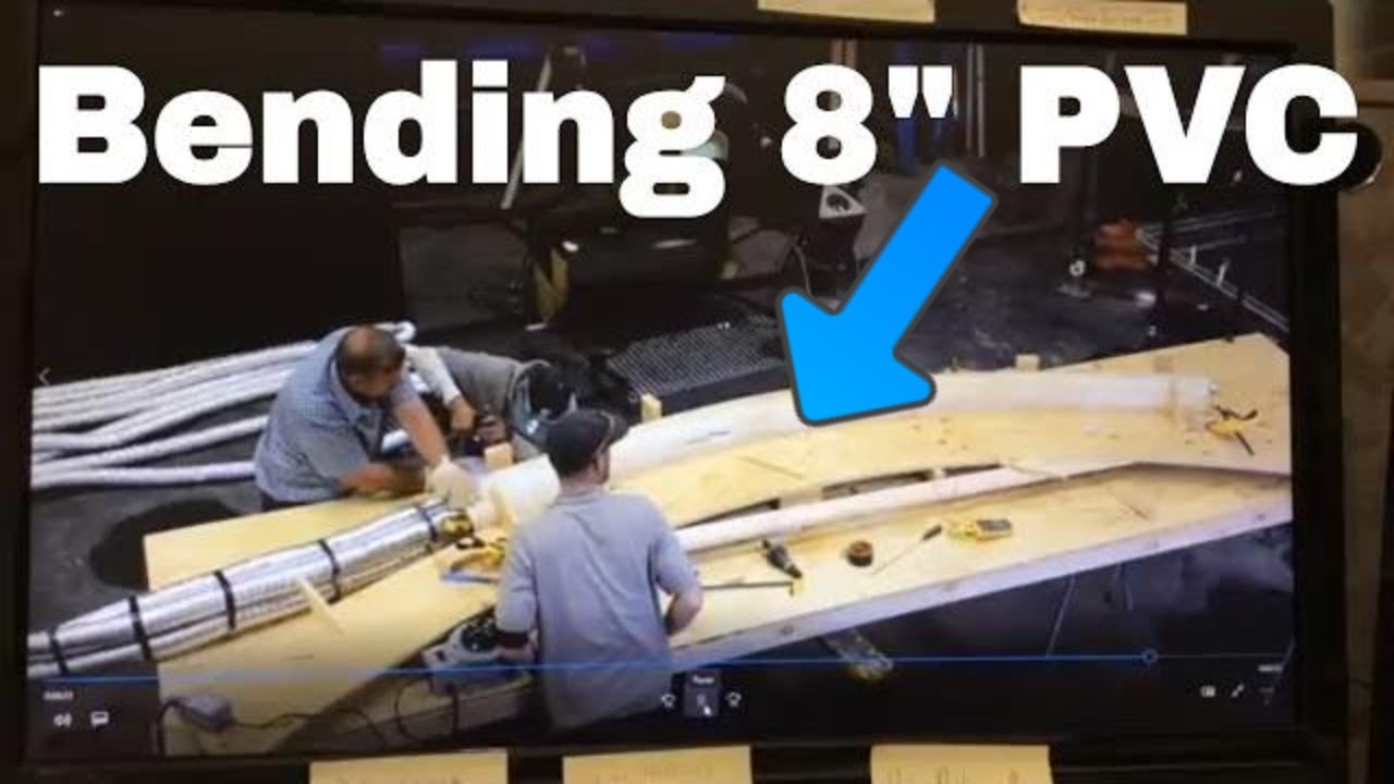 PVC Bendit How to Bend a 12 Degree Radius in 8" Schedule 40 10' PVC