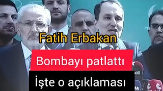 Fatih Erbakan Ittifak Kararını Açıkladı Herkesi Ters Köşe Yaparak