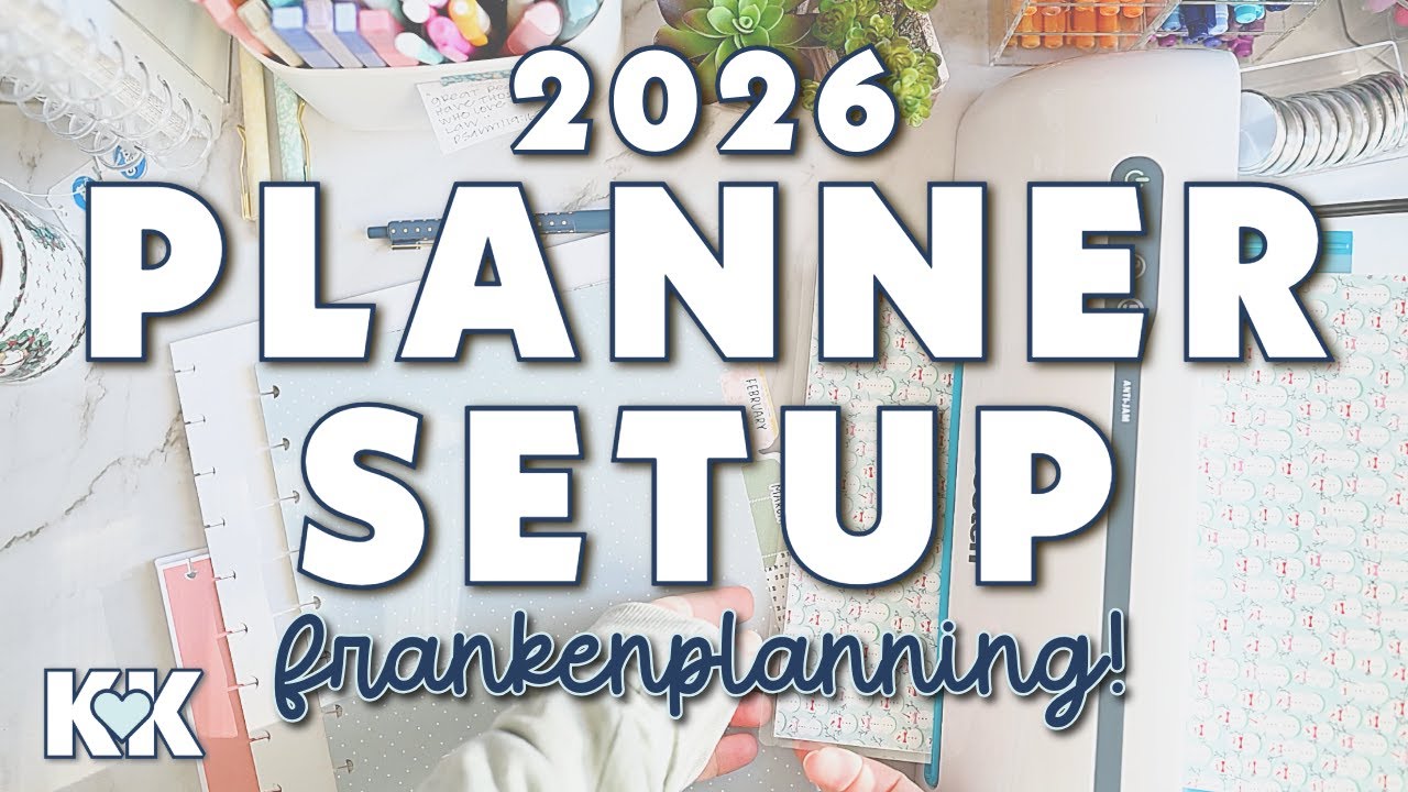 LONG Planner Setup 2026 Big Letter Size Discbound Passionate Penny Pincher Functional Frankenplanner