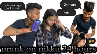 Prank On Girlfriend (Nikku) 24 Hours || Rathore Vlog