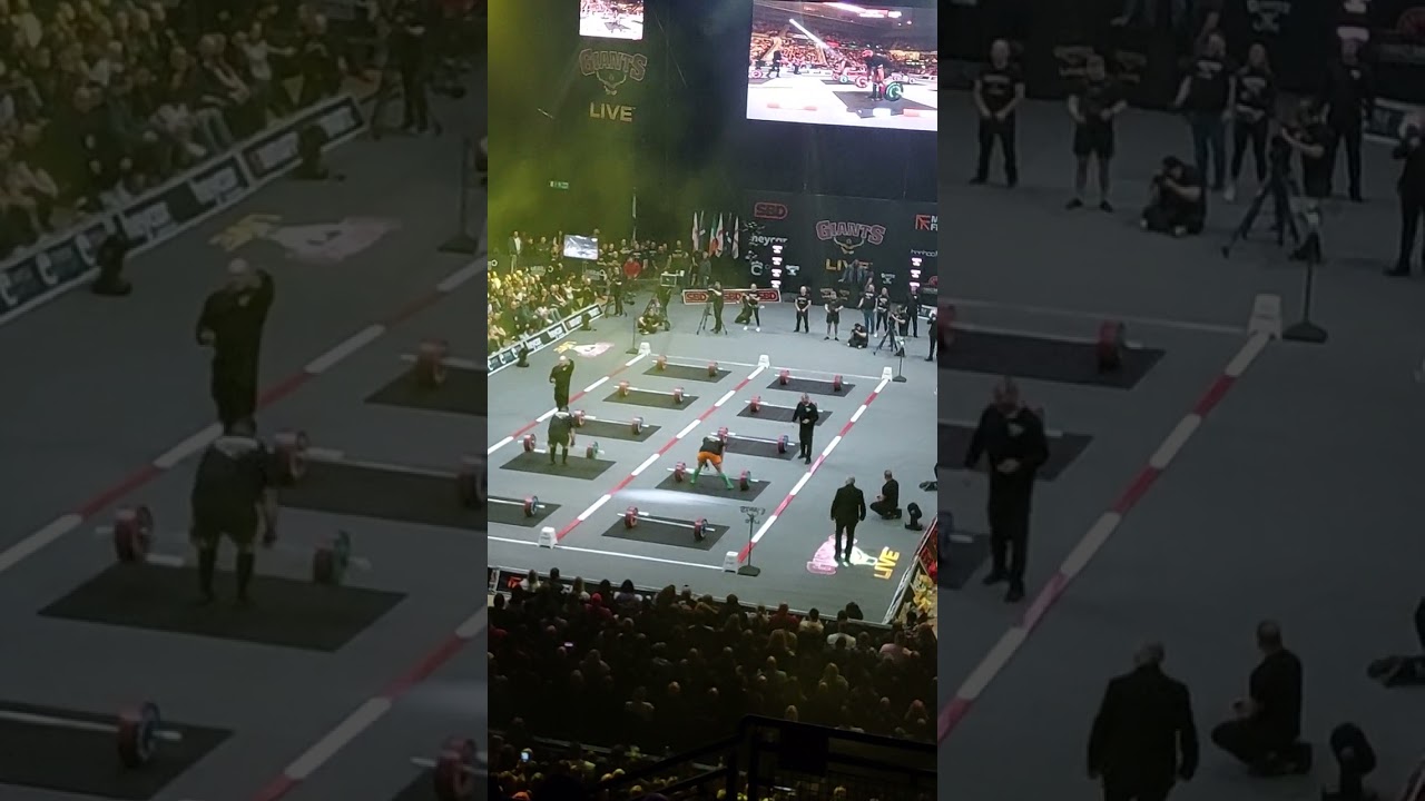 Ryan Bennett Vs Cillein Groom, Britain's Strongest Man 23, Deadlift Ladder