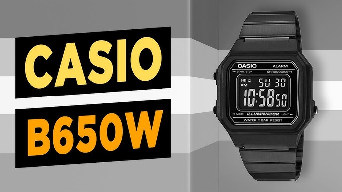 Reloj Casio Digital Vintage Negro W217H-9A