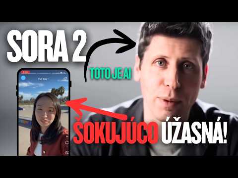Cover: Sora2 od OpenAI je šialene dobrá! 🔥 (prvé dojmy, všetko čo viem)