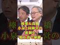 ㊗️60万➔【コメント募集】榛葉&高橋小泉と林陣営の裏側を地上波で暴露 #政治 #ニュース #総裁選