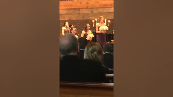 Makeda and Nisa singing at Hillary and Kevin Thomp...